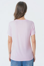 Polera Slim Mujer Rosado
