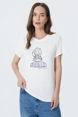 Polera Slim Mujer Azul
