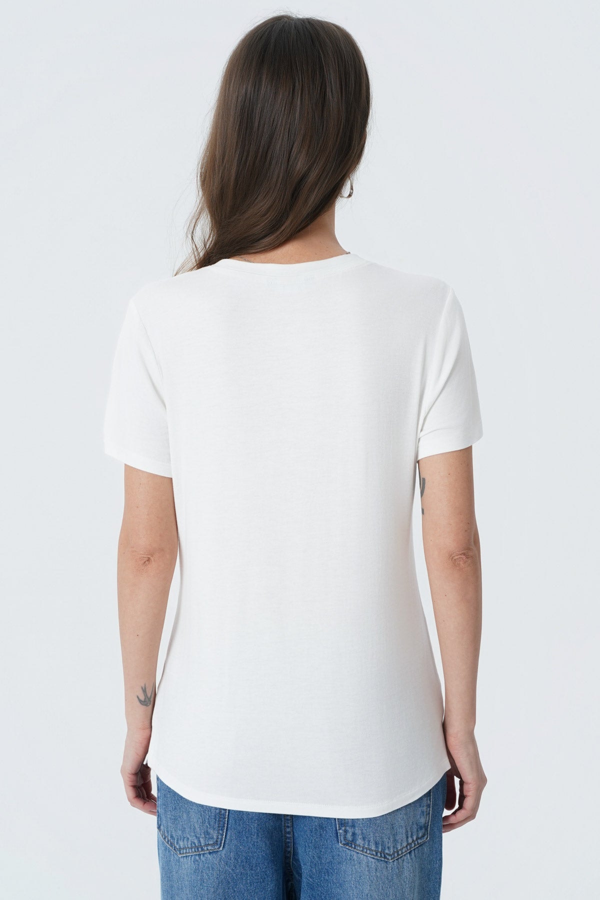 Polera Slim Mujer Azul