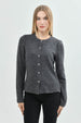 Sweater Mujer Regular Gris Melange