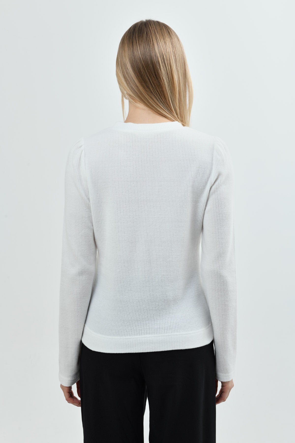 Sweater Mujer Regular Crudo