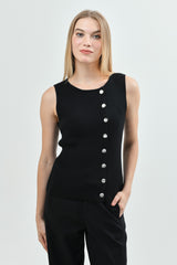 Sweater Mujer Slim Negro