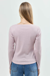 Polera Mujer Slim Fit Rosado