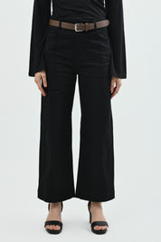 Pantalón Mujer Recto Negro