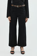 Pantalón Mujer Recto Negro
