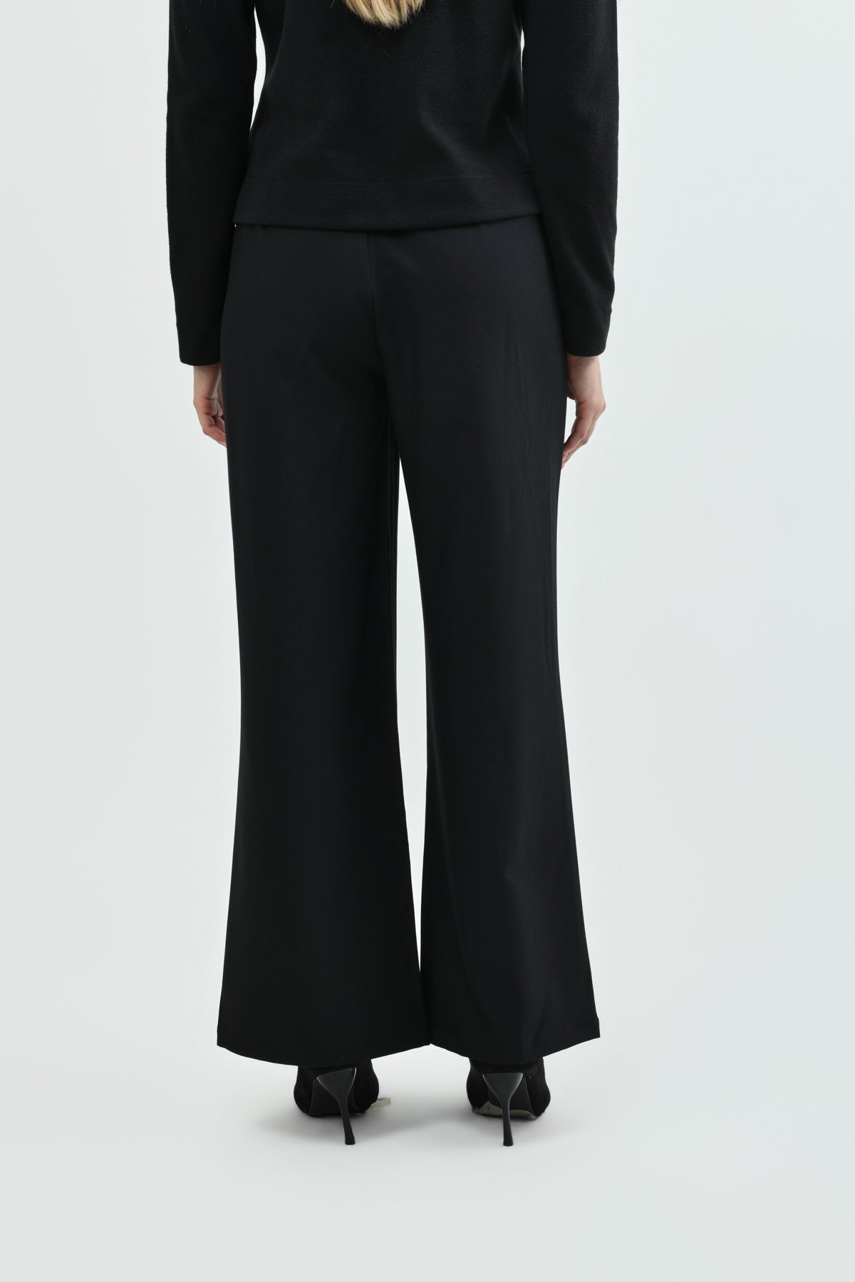 Pantalón Mujer Wide Leg Negro