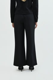 Pantalón Mujer Wide Leg Negro