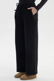 Pantalón Mujer Wide Leg Negro