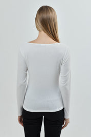 Polera Slim Mujer Crudo