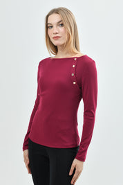Polera Slim Mujer Fucsia