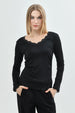 Polera Mujer Ajustado Negro