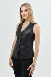 Blazer Mujer Slim Negro