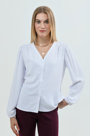 Blusa Mujer Regular Blanco