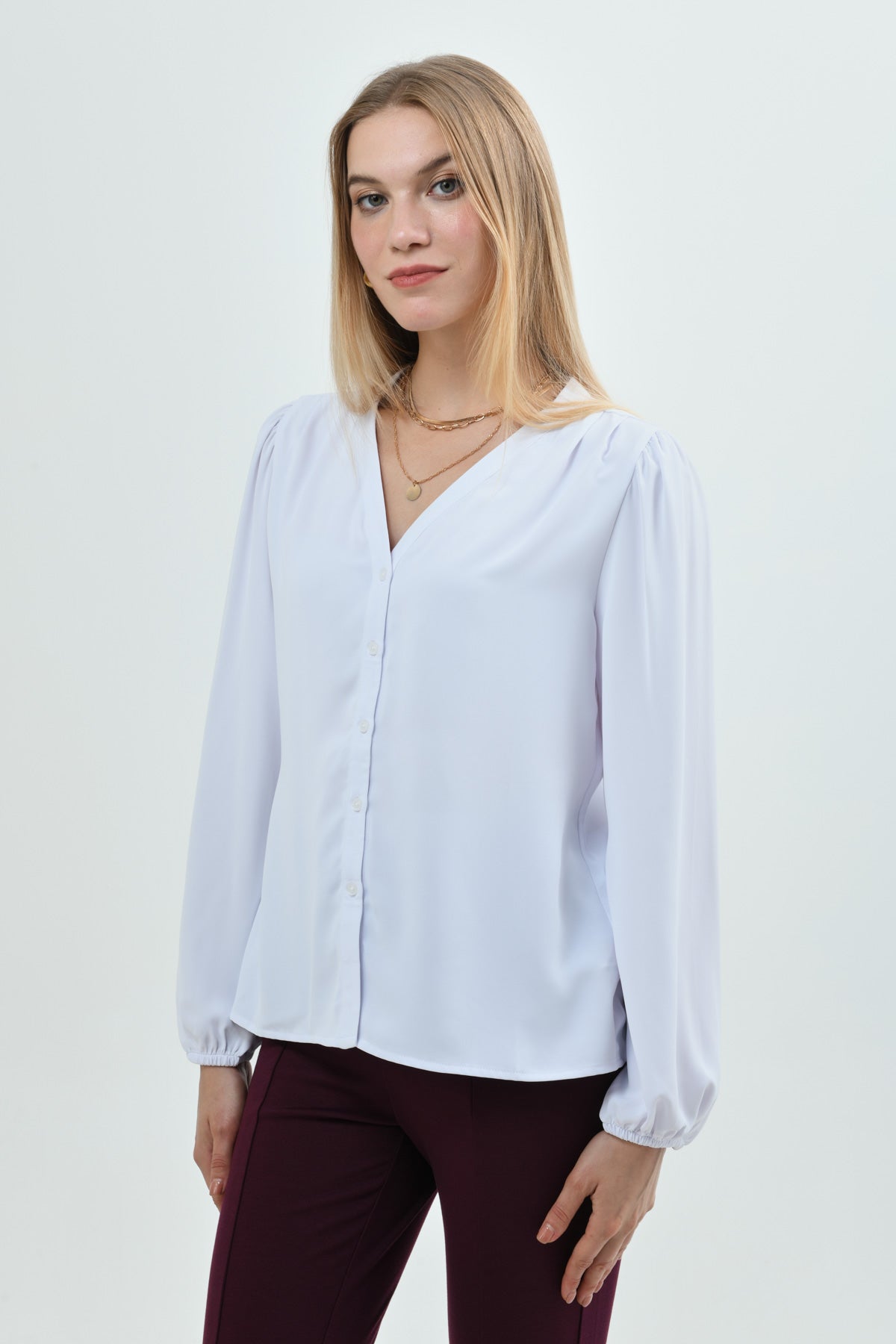 Blusa Mujer Regular Blanco
