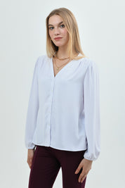 Blusa Mujer Regular Blanco