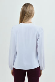 Blusa Mujer Regular Blanco
