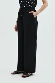 Pantalón Calce Recto Mujer Negro