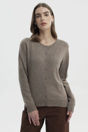 Sweater Mujer Regular Café