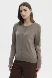Sweater Mujer Regular Café