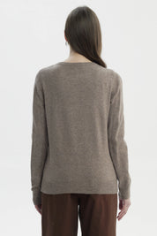 Sweater Mujer Regular Café