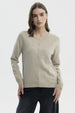 Sweater Mujer Regular Beige