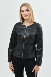Chaqueta Regular Mujer Negro