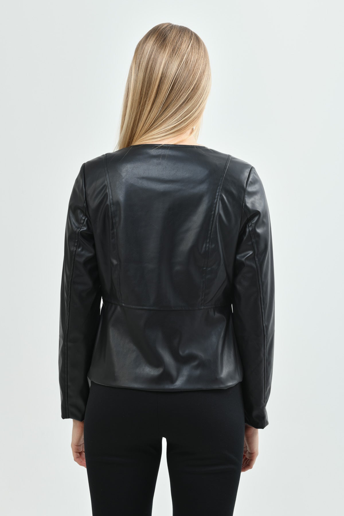Chaqueta Regular Mujer Negro