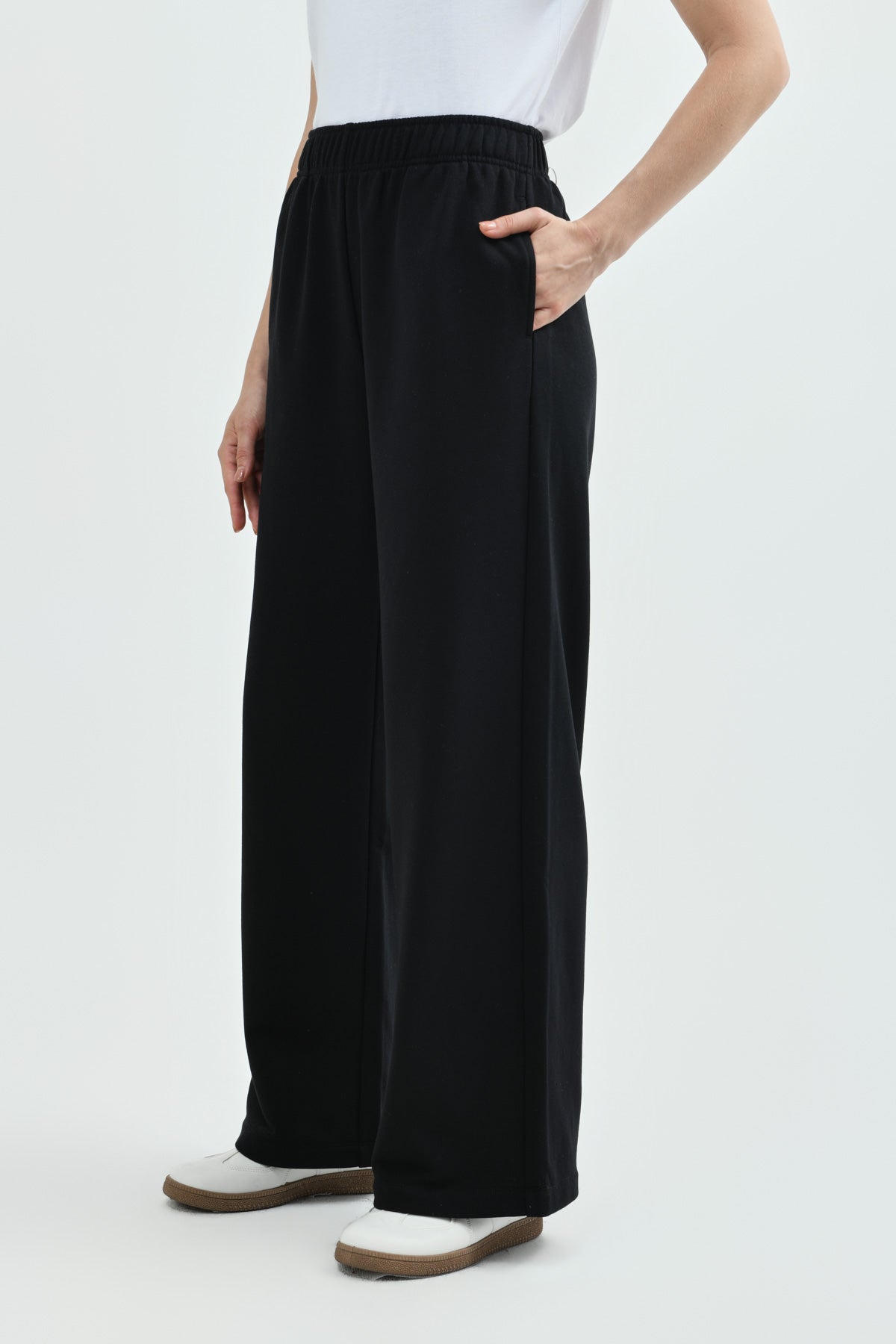 Pantalón Buzo Mujer Basta Evasee Negro