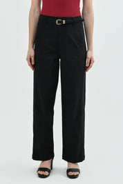 Pantalón Mujer Loose Negro
