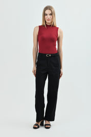 Pantalón Mujer Loose Negro