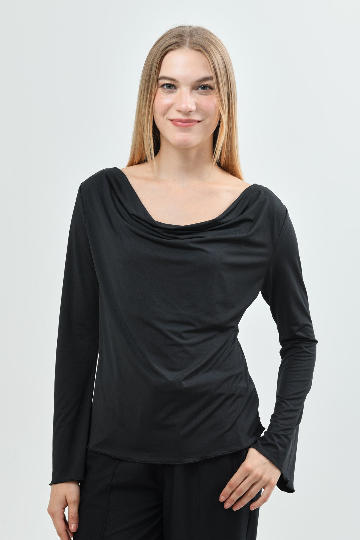 Polera Mujer Slim Negro