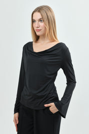Polera Mujer Slim Negro