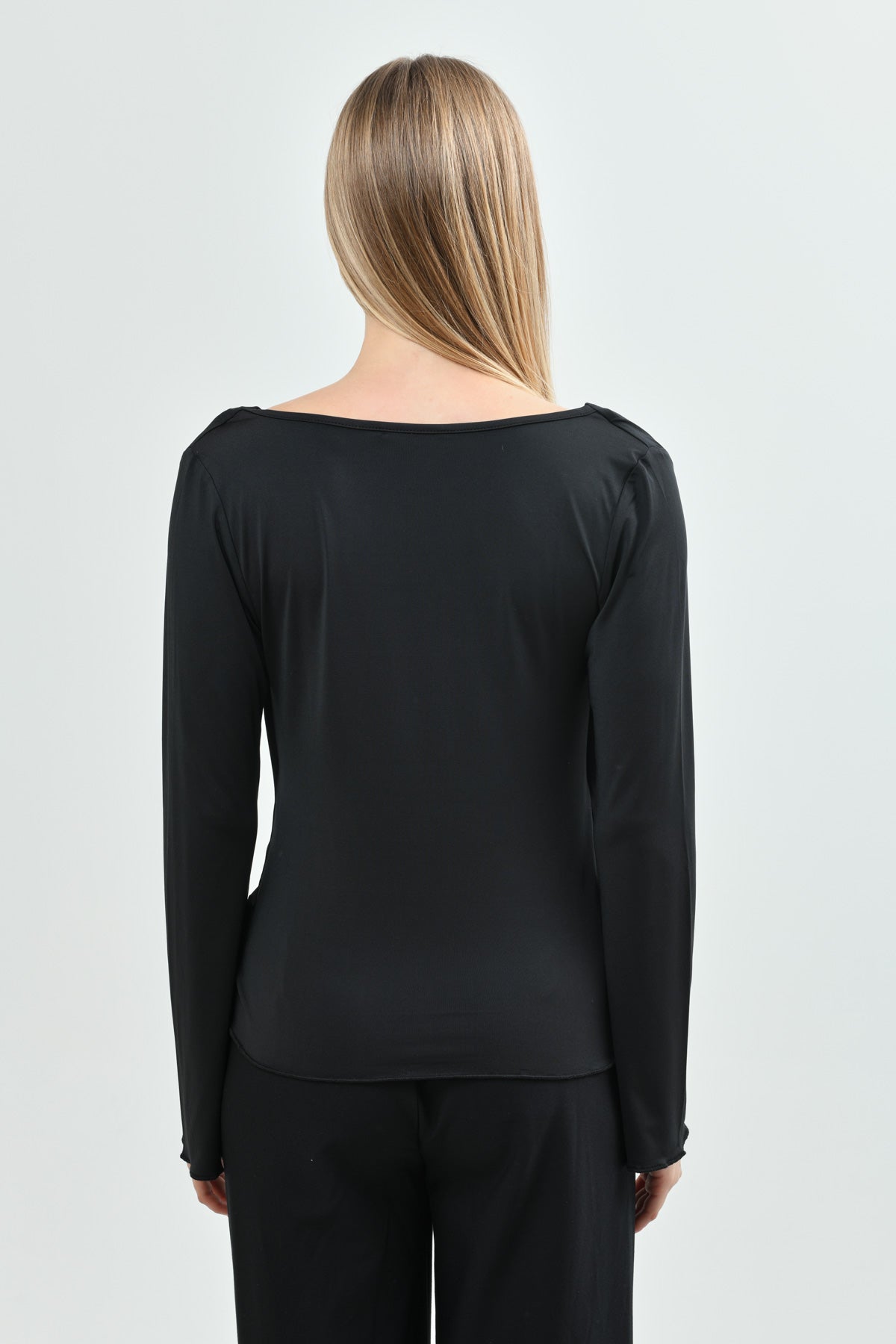 Polera Mujer Slim Negro