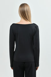 Polera Mujer Slim Negro