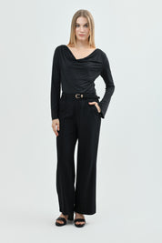 Polera Mujer Slim Negro