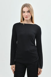 Polera Mujer Slim Negro