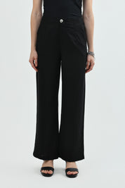 Pantalón Loose Mujer Negro