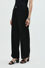 Pantalón Loose Mujer Negro