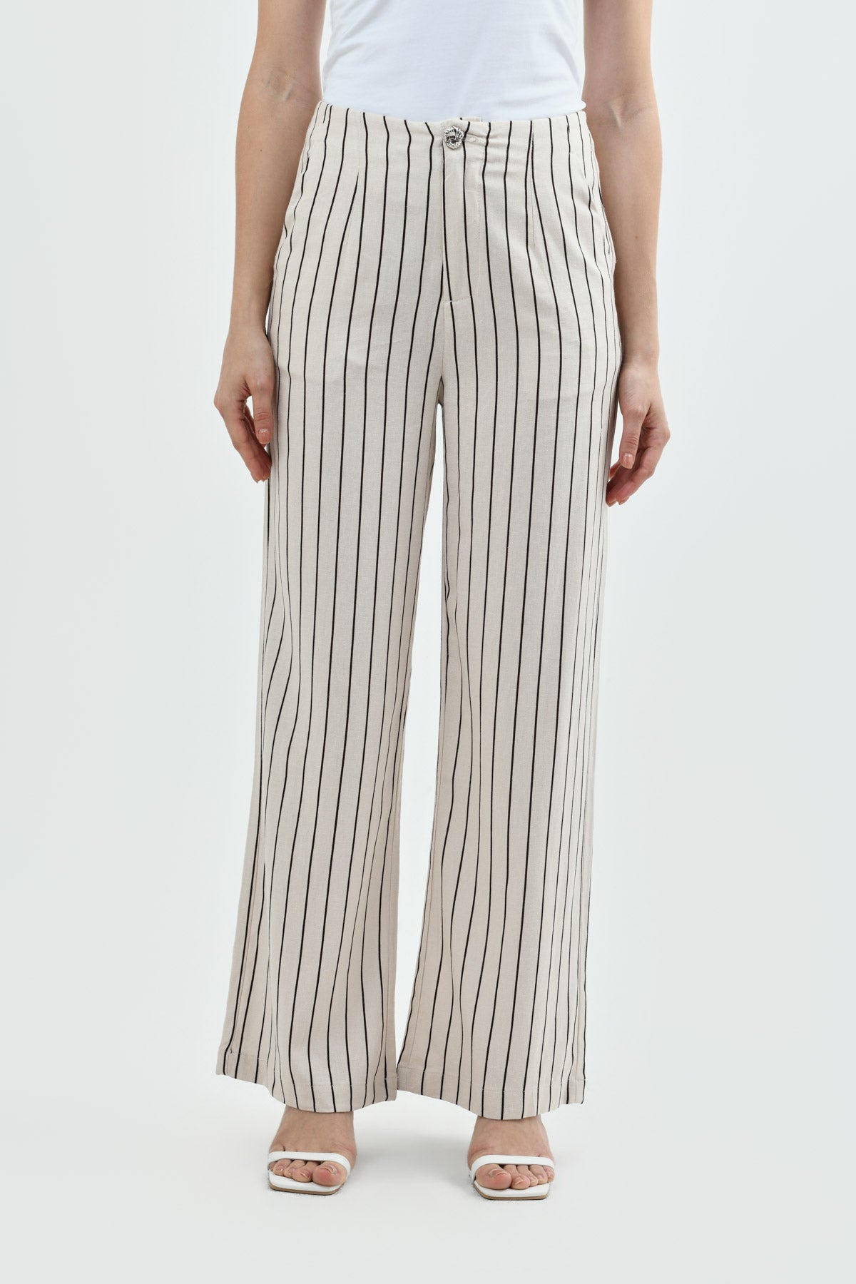 Pantalón Loose Mujer Arena