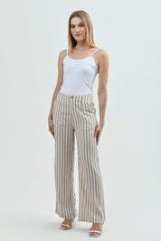 Pantalón Loose Mujer Arena