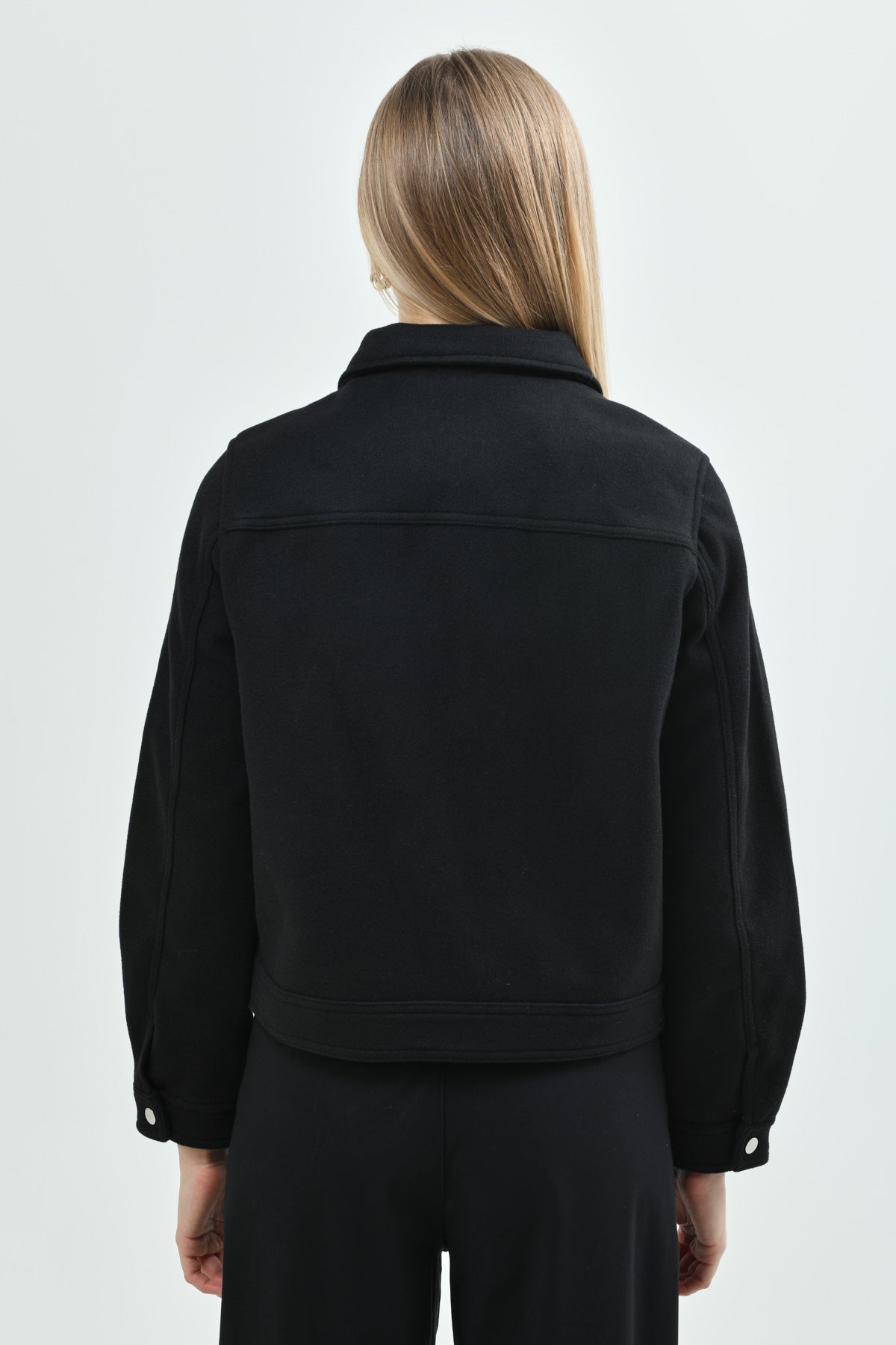 Chaqueta Mujer Regular Negro