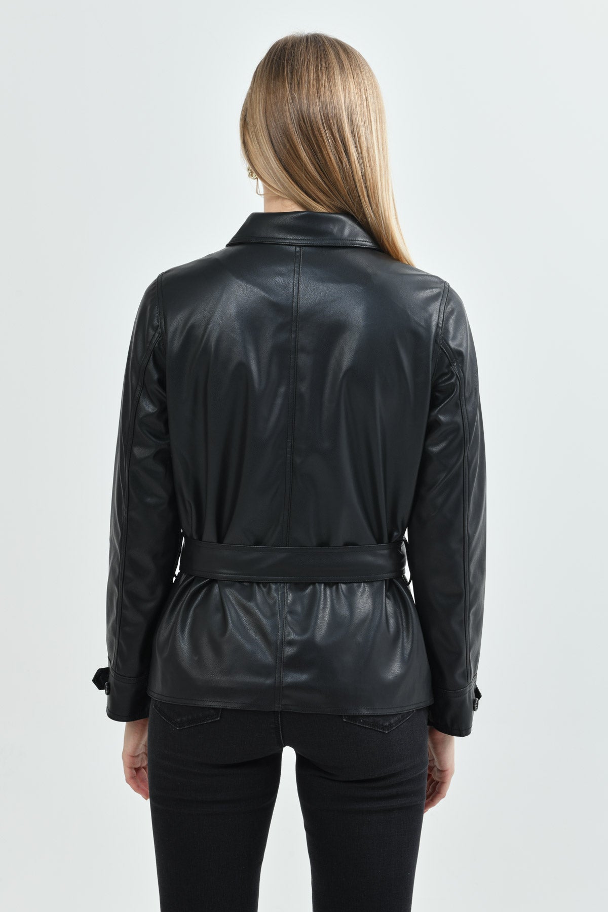 Chaqueta Mujer Regular Negro