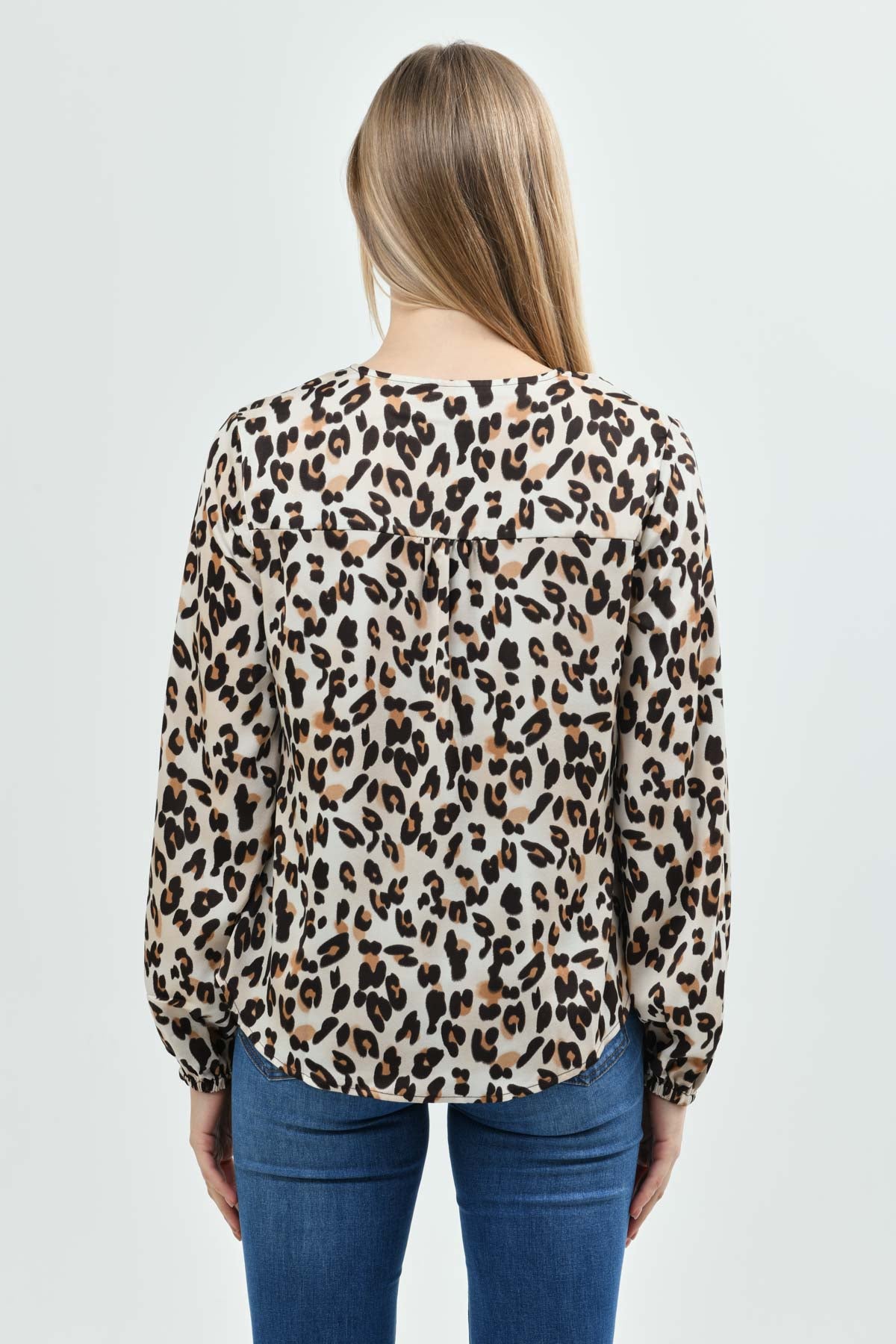 Blusa Mujer Clásica Café