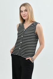 Sweater Regular Mujer Negro