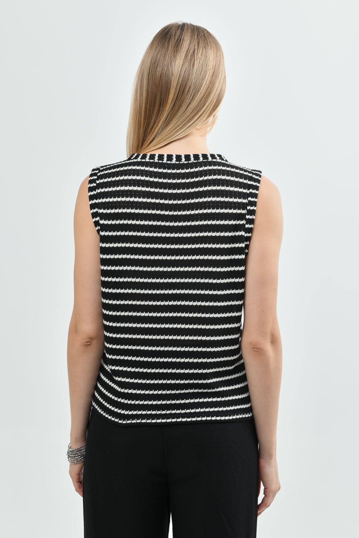 Sweater Regular Mujer Negro