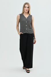 Sweater Regular Mujer Negro