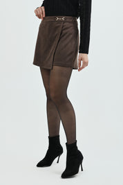 Falda Mujer Falda Short Chocolate