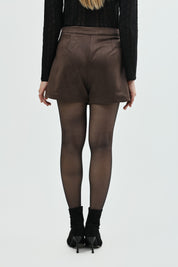 Falda Mujer Falda Short Chocolate