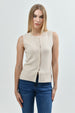 Sweater Mujer Slim Beige