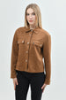 Chaqueta Mujer Regular Camel